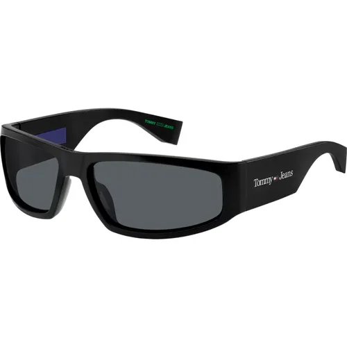 Grey Sunglasses TJ 0094/S , unisex, Sizes: 65 MM - Tommy Jeans - Modalova