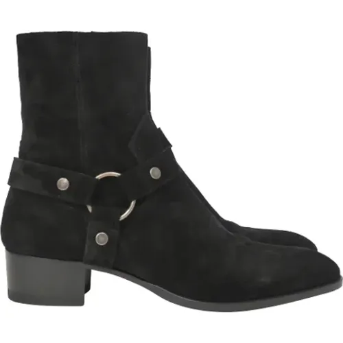 Pre-owned Wildleder boots - Yves Saint Laurent Vintage - Modalova