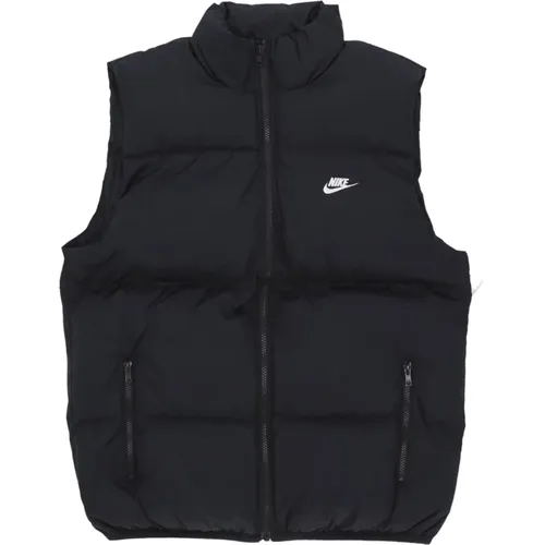 Club Puffer Vest ärmellose Daunenjacke , Herren, Größe: L - Nike - Modalova