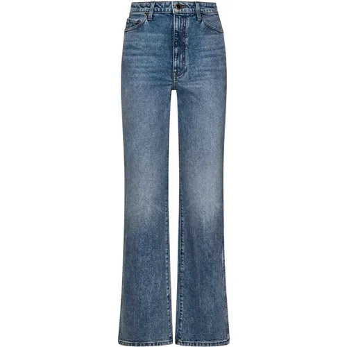 High-Rise Denim Jeans , female, Sizes: W26, W27 - Khaite - Modalova
