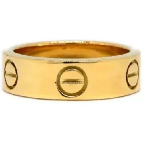 Pre-owned Gold rings , female, Sizes: ONE SIZE - Cartier Vintage - Modalova