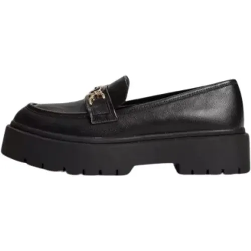 Loafer aus Kunstleder mit Oval T-Klammer , Damen, Größe: 37 EU - Twinset - Modalova