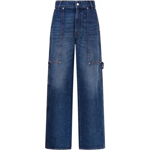 Vintage Workwear Wide Jeans , Damen, Größe: W27 - Stella Mccartney - Modalova