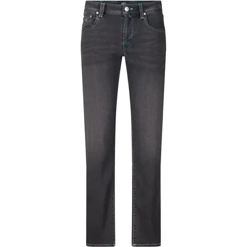 Zip Slim Fit Denim Jeans , Herren, Größe: W36 - Tramarossa - Modalova