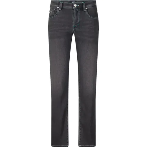 Zip Slim Fit Denim Jeans , Herren, Größe: W38 - Tramarossa - Modalova