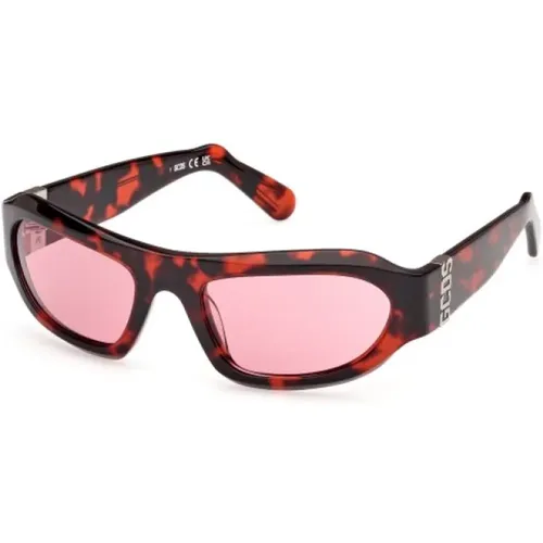 Square Havana Sunglasses , unisex, Sizes: 57 MM - Gcds - Modalova