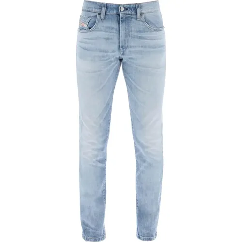 Vintage Distressed Slim Fit Jeans , Herren, Größe: W31 - Diesel - Modalova