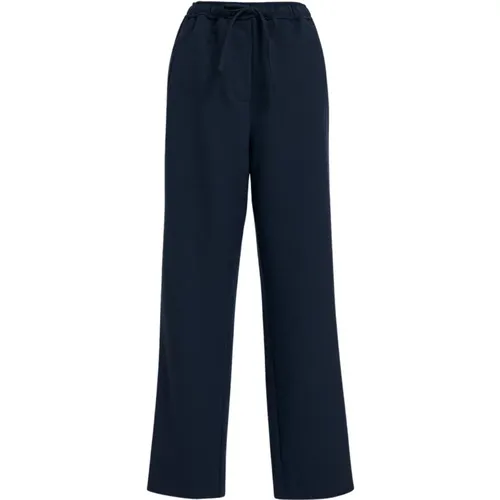 Navy Fabian Trousers , female, Sizes: M, L, S - Essentiel Antwerp - Modalova