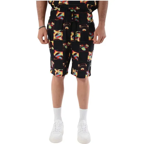 Cotton Bermuda shorts with drawstring waist , male, Sizes: L, 2XL, M, S, XL - Edwin - Modalova