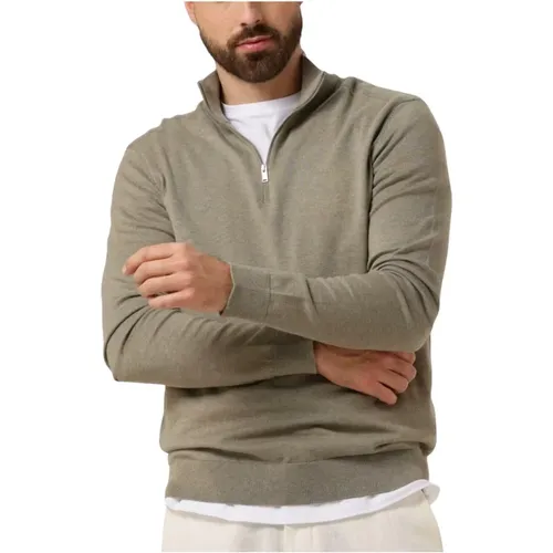 Grüner Cardigan für Herren Herbststil , Herren, Größe: 2XL - Selected Homme - Modalova