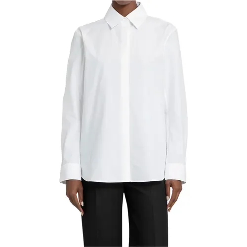 Weiße Cocoon Tunic Bluse , Damen, Größe: M - Lanvin - Modalova