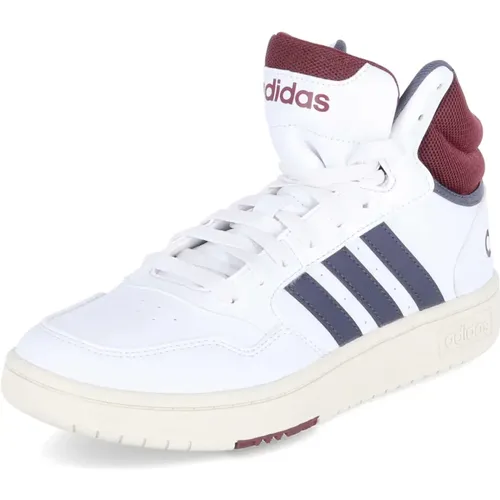 Hoops 3.0 Mid Lifestyle Sneakers , Herren, Größe: 43 1/3 EU - Adidas - Modalova