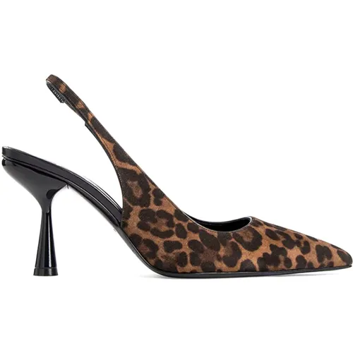 Leopard Slingback Pumps , Damen, Größe: 37 1/2 EU - Pierre Hardy - Modalova