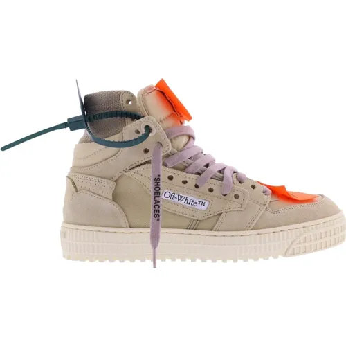 Suede Canvas Sneakers Modern Woman Must-Have , female, Sizes: 3 UK, 5 UK - Off White - Modalova