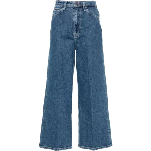 Blaue Jeans Damenmode Aw24 , Damen, Größe: W29 - Calvin Klein - Modalova