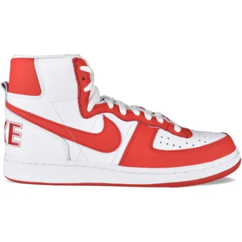 Rote und weiße Chuck Taylor High-Top Sneakers - Comme des Garçons - Modalova