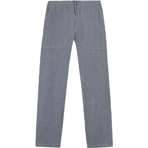 Cotton twill pants , male, Sizes: S, M, L, XL - Maison Labiche - Modalova