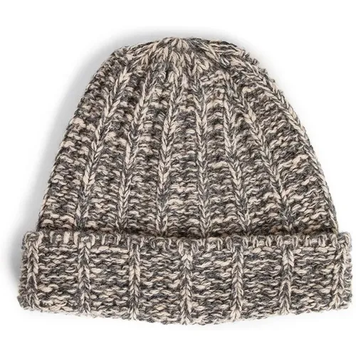 Chunky Ribbed-Knit Beanie Hat , Herren, Größe: M - Maison Margiela - Modalova