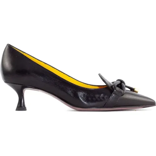 Leather Bow Detail Pumps , female, Sizes: 5 UK, 5 1/2 UK, 4 UK, 3 UK, 8 UK, 4 1/2 UK, 6 UK - Mara Bini - Modalova