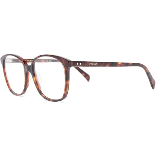 Braun/Havanna Optische Brille , Damen, Größe: 55 MM - CELINE - Modalova