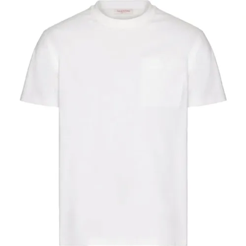 Weiße T-Shirts und Polos von , Herren, Größe: M - Valentino Garavani - Modalova