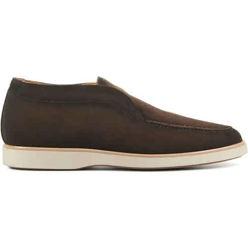 Braune Slip-on Schuhe , Herren, Größe: 42 1/2 EU - Magnanni - Modalova