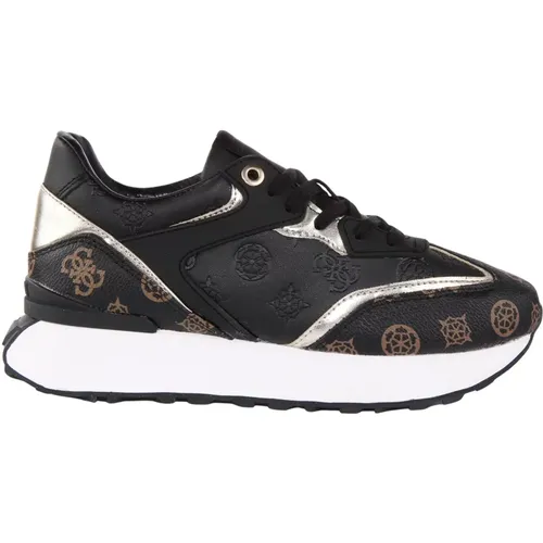 Luchia Brown Trainers Women , female, Sizes: 5 UK, 7 UK - Guess - Modalova