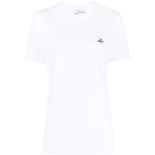 Weiße Orb Logo T-Shirts und Polos,T-Shirts - Vivienne Westwood - Modalova
