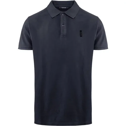 Garment Dyed Piqué Cotton Short Sleeve Polo Shirt , male, Sizes: 2XL, S, 3XL, L, M - BomBoogie - Modalova