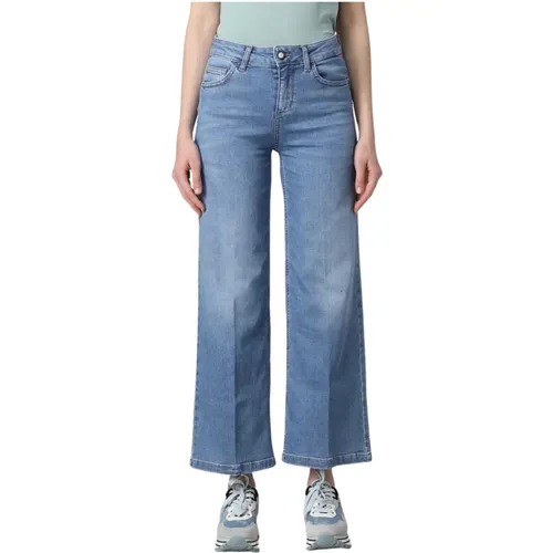 Perfect Cropped Flare Jeans , female, Sizes: W30, W24, W25, W33, W29, W31 - Liu Jo - Modalova