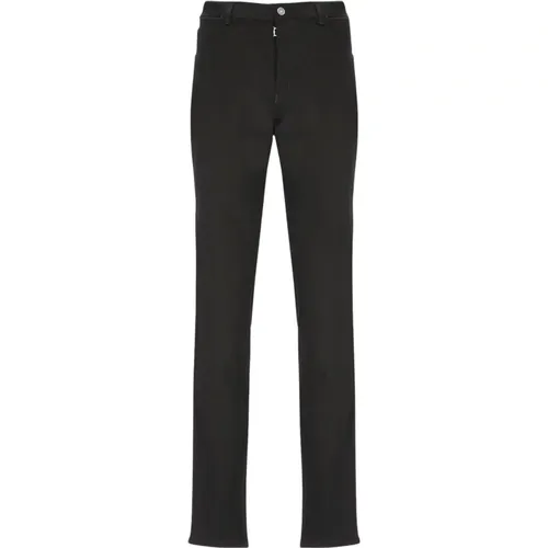 Schwarze Slim-Fit Jeans aus Baumwolle - Maison Margiela - Modalova