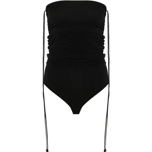 Schwarzes Bandeau-Top , Damen, Größe: S - Wolford - Modalova