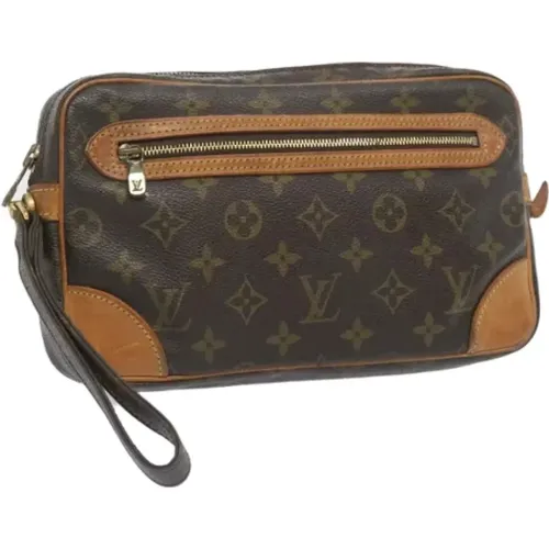 Pre-owned Canvas clutches , female, Sizes: ONE SIZE - Louis Vuitton Vintage - Modalova