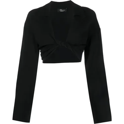 Womens Clothing Shirts Nero Noos , female, Sizes: S - Blumarine - Modalova