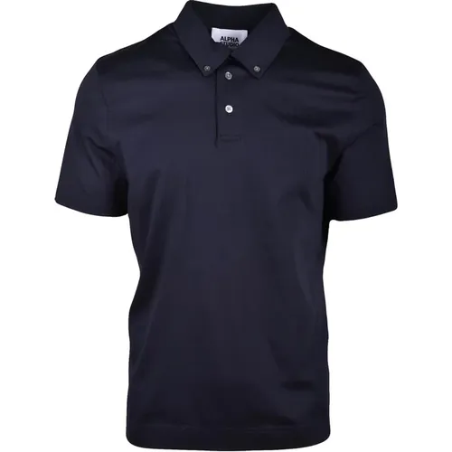 Polo Shirts , Herren, Größe: L - Alpha Studio - Modalova