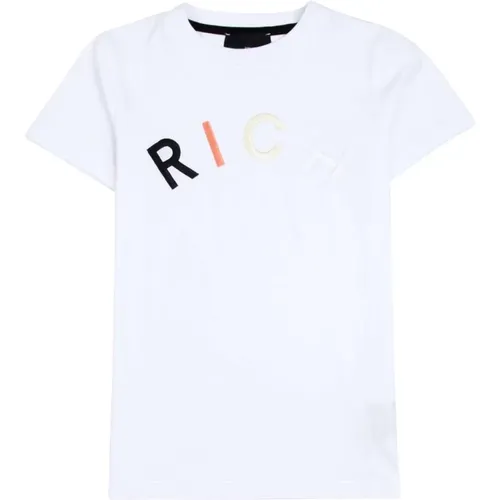 Logo Front Rundhals T-shirt - John Richmond - Modalova