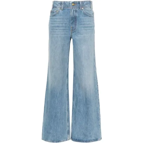 Weite Jeans mit verwaschenem Effekt , Damen, Größe: W28 - Ulla Johnson - Modalova