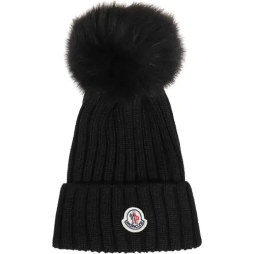 Pompom Beanie , female, Sizes: M - Moncler - Modalova