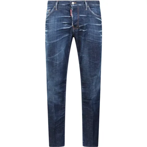Washed Slim-Fit Denim Jeans , male, Sizes: 2XL, L, M, XL - Dsquared2 - Modalova