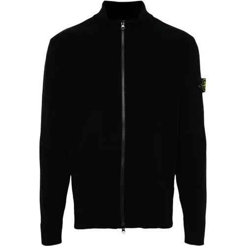 Schwarze Pullover Kollektion - Stone Island - Modalova