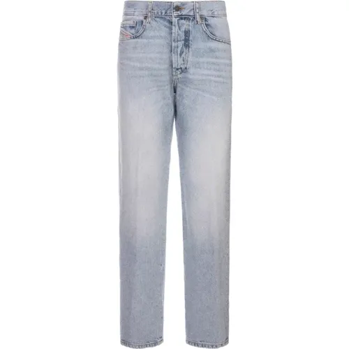 Blaue Lockere Jeans mit Kristallen - Diesel - Modalova