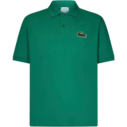 Grünes Polo-Shirt Unisex Kleidung , unisex, Größe: L - Lacoste - Modalova