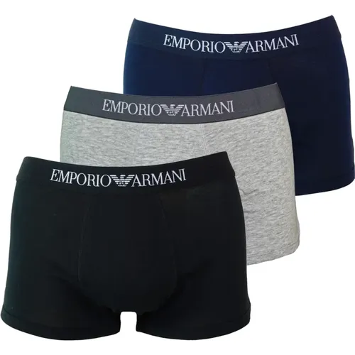 Sportliche Trunk Unterwäsche 3er Pack Herrenshorts - Emporio Armani - Modalova