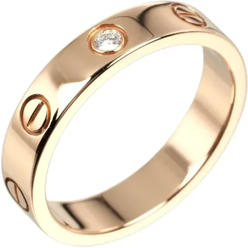 Pre-owned Metal rings , female, Sizes: ONE SIZE - Cartier Vintage - Modalova