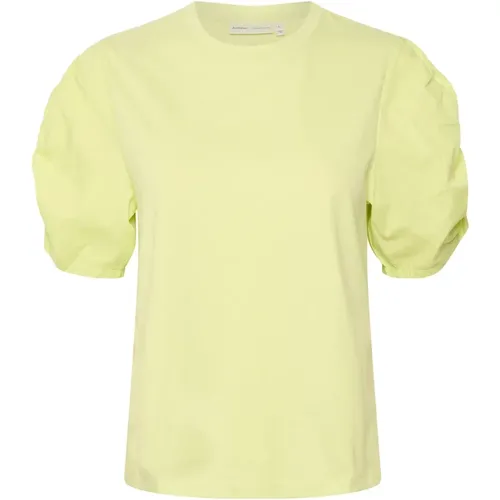 Lime Sorbet Gewebte Trim T-Shirt - InWear - Modalova