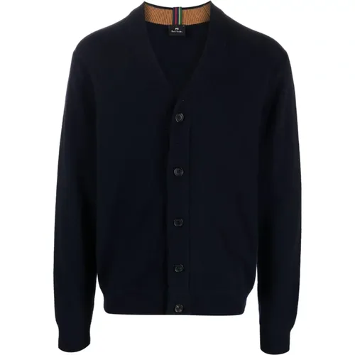 Stylish Cardigan for Men , male, Sizes: M, XL - PS By Paul Smith - Modalova