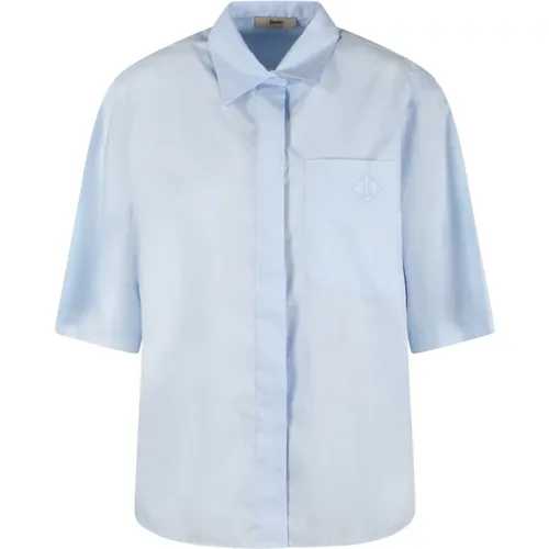 Classic Cotton Shirt , female, Sizes: M, L, S - Herno - Modalova