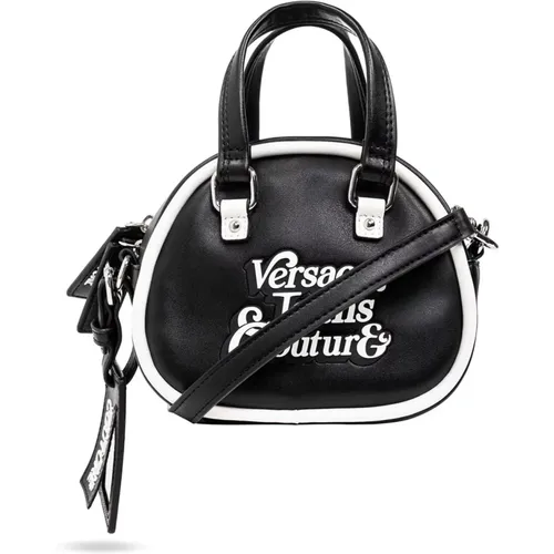 Mini Handbag with Adjustable Detachable Strap , female, Sizes: ONE SIZE - Versace Jeans Couture - Modalova
