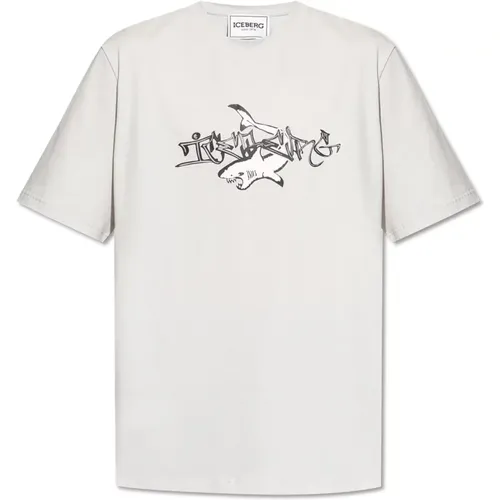 T-Shirt mit Logo Iceberg - Iceberg - Modalova