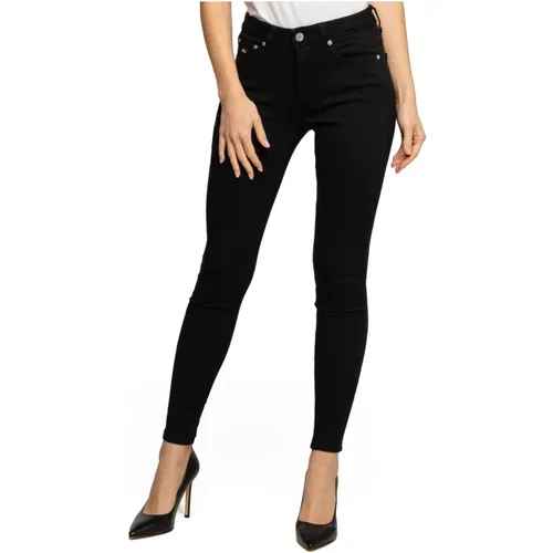 Schwarze Super Skinny Jeans , Damen, Größe: W28 - Tommy Jeans - Modalova